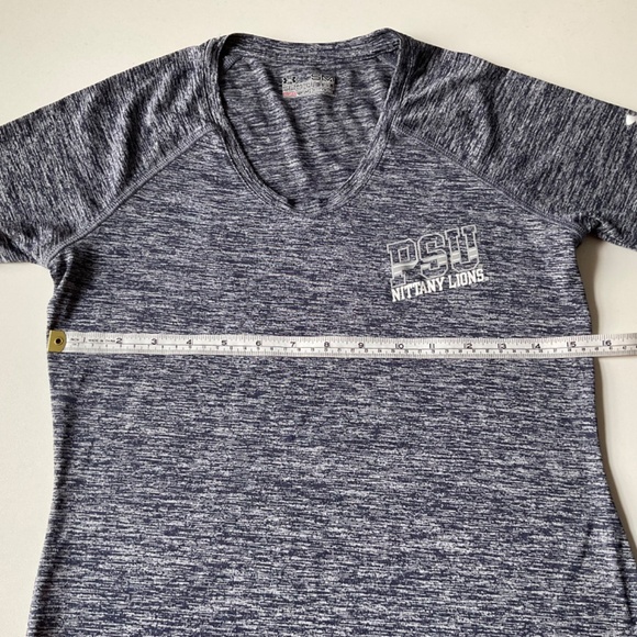 PENN STATE Nittany Lions Top Semi-fitted Heatgear Top Under Armour PSU Fan Sz S - Picture 9 of 11